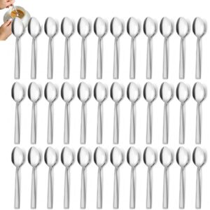 Kaffeelöffel Hunnycook 36 Stück Edelstahl Set für Haushalte & Restaurants