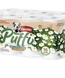 Puffi 3-Lagiges Toilettenpapier | Softkammer-System | Recyclebare Verpackung Puffi 3-Lagiges Toilettenpapier | 145 Bla