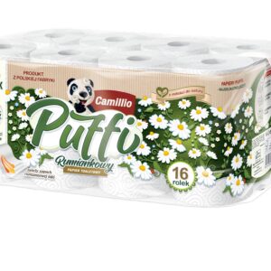 Puffi 3-Lagiges Toilettenpapier | Softkammer-System | Recyclebare Verpackung Puffi 3-Lagiges Toilettenpapier | 145 Bla