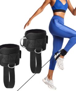 Verstellbare Fitness-Knöchelriemen für Gym Workouts - Für Beintraining und Fitnessfußschlaufen 1 Paar