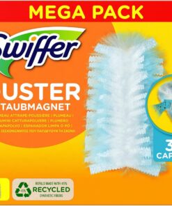 Swiffer Staubmagnet Trap & Lock Nachfüllpackung x20 + Mehr Staub Und Haare Aufnehmen + Familienhause + Innenreinigung +