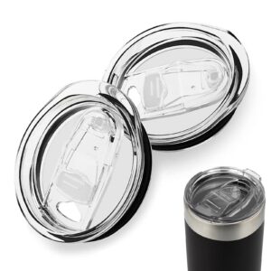 4 Stück 20 oz Skinny Tumbler Ersatzdeckel - Spill-Proof Abdeckung mit einfachem Bechermund für moderne Menschen auf der
