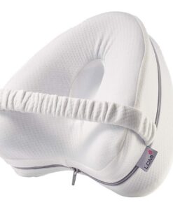 Curatherm Kniekissen für Seitenschläfer - Orthopädisches Memory Foam Kissen - Besserer Schlaf für Knie, Beine & Hüfte -