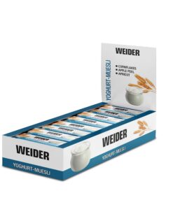 WEIDER Fitness Protein Bar -_delicious Yogurt Protein Bar - praktischer Energieriegel für on the Go - 24 x 35 g Box