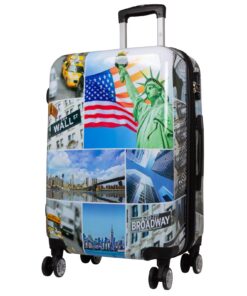 Trendyshop365 Reisetrolley Hartschale mittelgroß 67 cm - Praktisch für Reisen - Gepäcksortierer - Reiselicht - Passend f