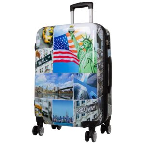 Trendyshop365 Reisetrolley Hartschale mittelgroß 67 cm - Praktisch für Reisen - Gepäcksortierer - Reiselicht - Passend f