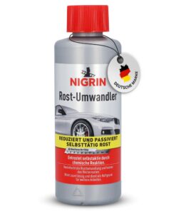 NIGRIN Rostumwandler, 200 ml, rostlösend, entrostet selbstaktiv für Metallschäden, hemmt das Weiterrosten, für Auto- und