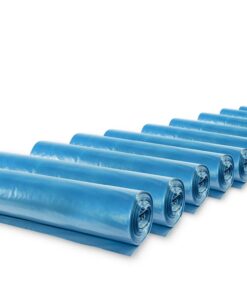 Hypafol extra starke blaue Müllsäcke 100 my 120 Liter Garten- & Bauschlussreinigung 10er Pack