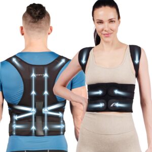 AOFIT Rücken Geradehalter SIZE L Haltungskorrektur für Damen und Herren, Rückenschmerzen Linderung, gute Körperhaltung s