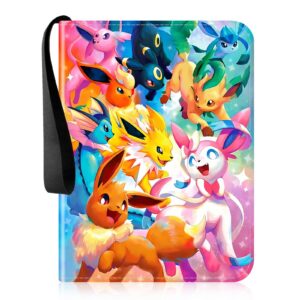Pokémon-Karten-Sammelalbum Wasserfest 50 Seiten Reißverschluss Tragegriff Kinder 400 Karten Haltedesign Wasserdicht Samm
