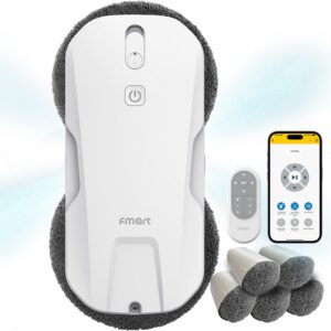 **Fmart T11 Fensterputzroboter für alle glatten Oberflächen mit intelligenter Navigation und dreifachem Sicherheitssyst
