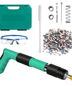 Nagelpistole mit Druckluft 200 Runden Nägel für Betonarbietung - Einfach und sicher | Nagelpistole Hammer Gun für Stahl