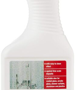 Wepos 00005 Duschkabinenreiniger 750 ml,-transparent, für Duschkabinen, easy Auswaschen, 0,75 Liter