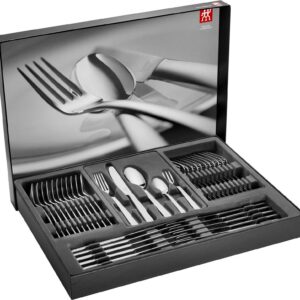 **ZWILLING Roseland Besteck-Set für 12 Personen, 60-teilig, Edelstahl/Klingenstahl Mattiert** | **ZWILLING Roseland Bes