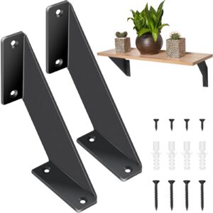 CTCEHL Schwerlastwandhalterung für Schrankwinkel, Schwarz, 15 cm, ideal für Schlafzimmer und Küche (Schwarz)