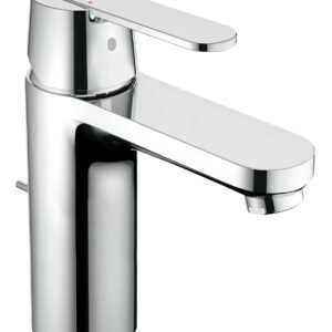 GROHE Get Wassersparendes Waschtischarmatur, langlebige Oberfläche, einfache Installation, 16cm hoch, chrom, 23454000