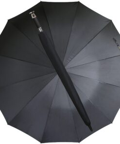 La Farrell Regenschirm XXL für 2 Personen, extrem Sturmfest und extra stabil, Schwarz, Ø ca.120 cm