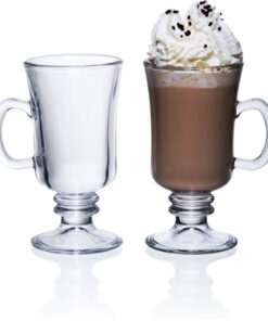 Genware NEV-CG-08 Irish Coffee-Glas - 227 ml (8 Unzen) für Coffee-Lovers im Haus und Garten - Dicke Wärme bei jedem Drin