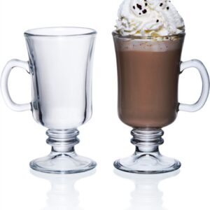 Genware NEV-CG-08 Irish Coffee-Glas - 227 ml (8 Unzen) für Coffee-Lovers im Haus und Garten - Dicke Wärme bei jedem Drin