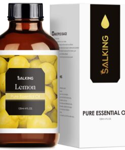 SALKING 100% Reine Zitronenöl 120ml für Aroma Diffuser und Aromatherapie - perfekt für Frauen und die entire Familie