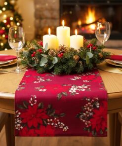 KAMACA Festliche Tischläufer für Küche & Esstisch (weihnachtlicher Eyecatcher, pflegeleicht, strapazierfähig 40x90) KA