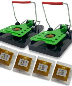 Rat Reaper XL Rattenfallen - Effiziente Vorgeköderte Fallen für Schwerlast-Erdniesel mit Soforttötung – Wiederverwendbar
