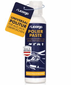 LICARGO Universal Polierpaste (150ml) - Premium Politur für Auto, Chrom & Lack - Entfernt Mikro Kratzer & verstärkt den