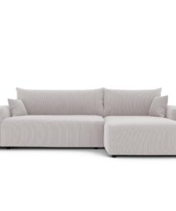 Schlafsofa mit Schlaffunktion 278x145 cm - Perfect für Wohnzimmer - Eckstück mit Bettkasten Funktion
