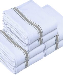 Utopia Towel Geschirrtuch, super saugfähige Leinen, weiche Baumwolle, 38,1 x 63,5 cm, 100% ringgesponnene Baumwolle, Set