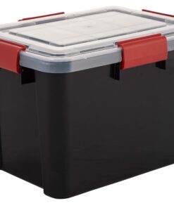 IRIS Aufbewahrungsbox für feuchte Bereiche – witterfest, luftdicht und hermetisch versiegelt, 20 l, 39 cm x 28 cm x 26 c