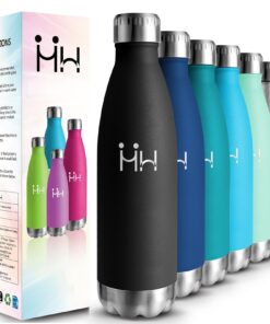 HoneyHolly Edelstahl Trinkflasche 750ml - Auslaufsicher Thermosflasche BPA-Frei für Fitness Gym Sport