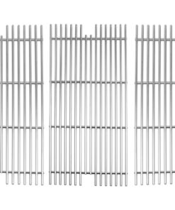 Zemibi Ersatz Grillroste für Viking Gasgrill, Edelstahl, 58,25 cm, 3 Stück Zemibi Ersatz Grillroste für Viking VGBQ 76