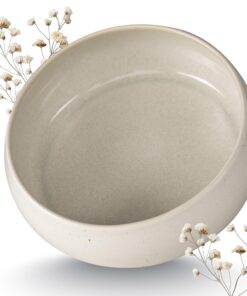 Moritz & Moritz SOLID UNI Servierschale Creme - Grande Schale aus hochwertigem Steinzeug