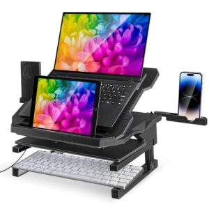 Tablet Ständer Höhenverstellbar für iPad und Samsung Tab, perfekter Höhenanpassung, rozet.eu Tablets und Smartphones