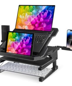 Tablet Ständer Höhenverstellbar für iPad und Samsung Tab, perfekter Höhenanpassung, rozet.eu Tablets und Smartphones
