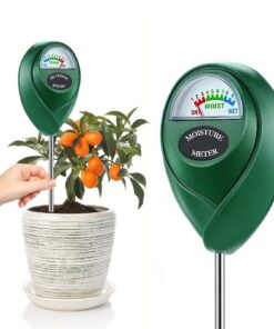 ChaneeHann Pflanzkübel Bodentester - Bodenfeuchtigkeitsmesser für Gartenarbeit und Außenpflanzen - Grundbbc Bodenfeuchti