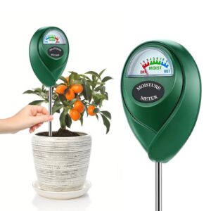 ChaneeHann Pflanzkübel Bodentester - Bodenfeuchtigkeitsmesser für Gartenarbeit und Außenpflanzen - Grundbbc Bodenfeuchti