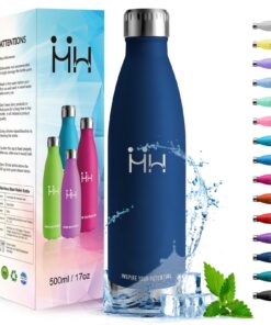 HoneyHolly Edelstahl Trinkflasche Kinder 500ml BPA-frei Doppelwandig Thermosflasche