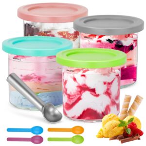 Ninja Creami Eismaschine Behälter - 4 Stück Deluxe für NC301/NC300/NC299AMZ-Serie