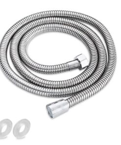 Gvolatee Duschschlauch 150CM Edelstahl Flexibler Brauseschlauch Korrosionsschutz Verdrehschutz Dusche Schlauch Shower Ho