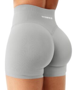Yeoreo Sport Shorts Damen Hoch Taille Butterasi Symmetrische Stretch Kurze Leggings | Yeoreo Sport Shorts Damen Comfort