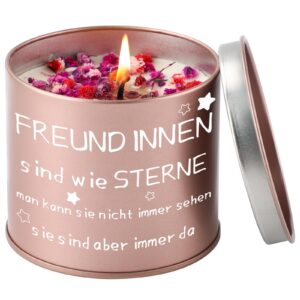 PRSTENLY Geschenke für Freundin Lavendel Kerze 9OZ Geburtstagsgeschenk für Frauen