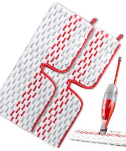 Vileda Mikrofaser Mop Pads 1-2 Spraymax - Bodenreinigung für alle Surfares | Vileda 2 Stück Mikrofaser Mop Pads - Wiede