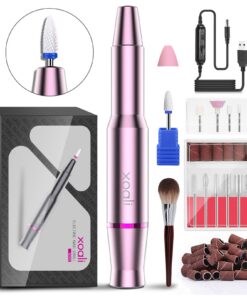 Xoali Elektrische Nagelfräser für Heim- und Salongebrauch (Rosa) Xoali 25000 U/min Elektrische Nagelfräser Set (Rosa)