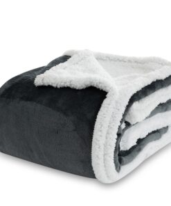 Winthome Kuscheldecke Dicke Warme, Fleecedecke für Kinder, Jugendliche und Erwachsene, spart Heizkosten (150 x 200cm) OE