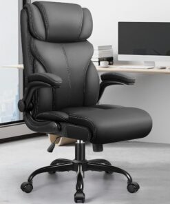 FelixKing Ergonomischer Computer Bürostuhl, Verstellbare Hohe Rückenlehne, Drehteilschweißflaeche, Matte Black FelixKing
