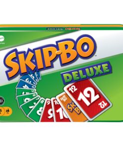Mattel Games Skip-BO Deluxe in Metallbox - perfekt für Familie und Erwachsene - 30 Min Spielzeit, 2-6 Spieler, ab 7 Jahr