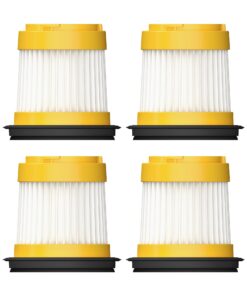 HOTO 4 Stück Filterersatz für HOTO AutoCare Staubsauger – 20000 Pa Saugkraft – 4-in-1 tragbares Mini-Vakuum – nicht mit