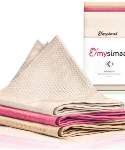 MySimaa Mikrofasertücher 60x40 - Autofasertuch, Streifenfrei, Microfasertücher für Autopflege und Küche - Reinigungstüch