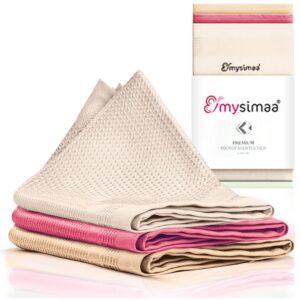 MySimaa Mikrofasertücher 60x40 - Autofasertuch, Streifenfrei, Microfasertücher für Autopflege und Küche - Reinigungstüch